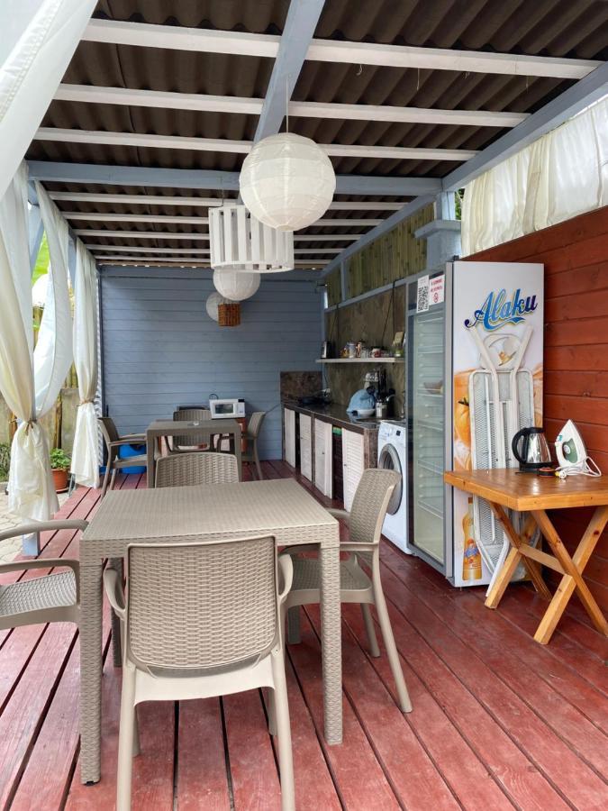 Эко Домики У Моря В Гаграх Gagra Ngoại thất bức ảnh